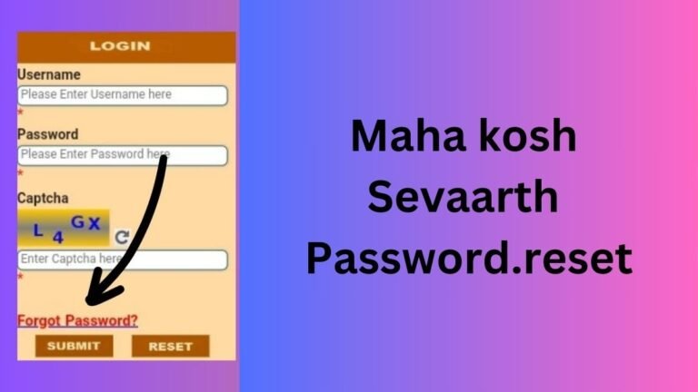 Maha kosh Sevaarth Password.reset